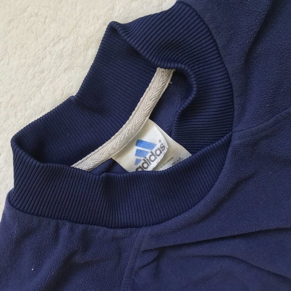 Adidas Mens Fleece Crewneck pullover Sweatershirt - Picture 5 of 8